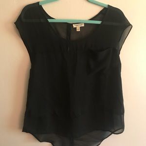 Silence + noise black top